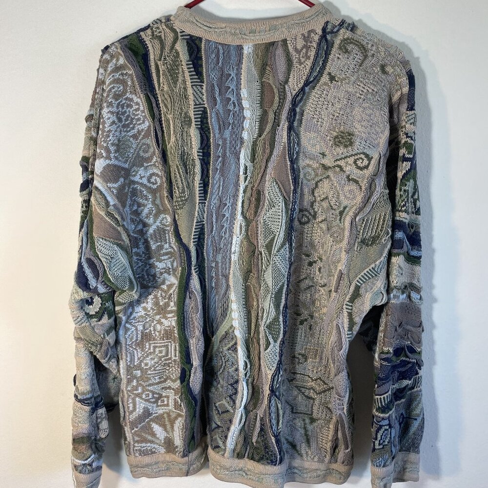 COOGI Authentic Knit Blue and Tan Unisex